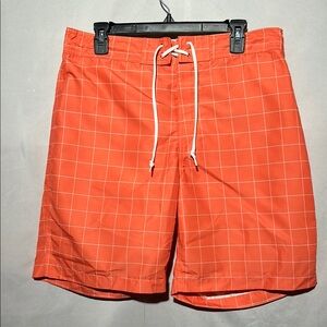 Izod Orange Men's Swimming Short -L-‎ Preowned